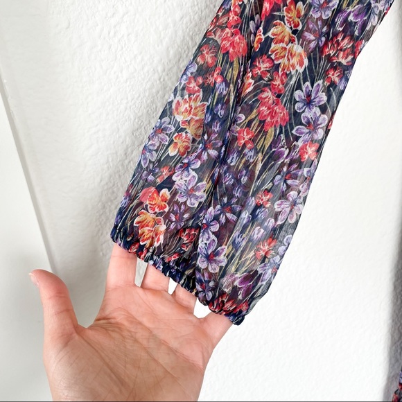 Anthropologie MISA Los Angeles Anahita Floral Open-Back Maxi Dress - Picture 8 of 10